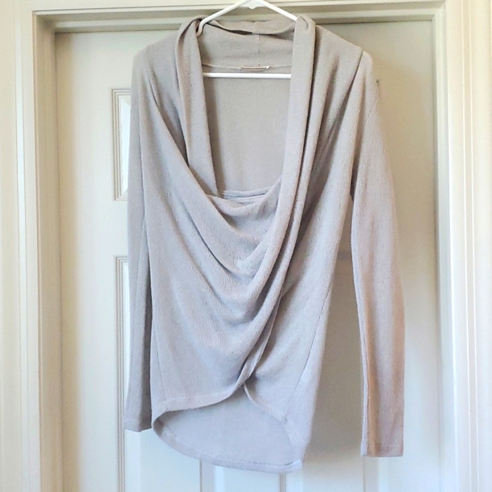 Renee C Lightweight Cross Front Sweater, M